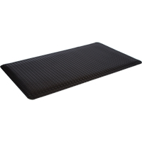 Tapis de style plateforme WD, Losange, 4' x 12' x 5/8", Noir, &eacute;ponge Rideout Tool & Machine Inc.