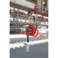 Rebel Self Retracting Lifeline, 33', Galvanized Steel, Swivel Rideout Tool & Machine Inc.