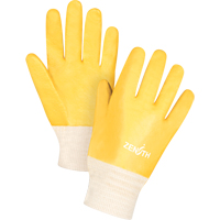 Rough-Finish Chemical-Resistant Gloves, Size 9, 10" L, PVC, Interlock Inner Lining, 47-mil Rideout Tool & Machine Inc.