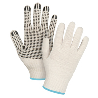 Lightweight Dotted String Knit Gloves, Poly/Cotton, Single Sided, 7 Gauge, X-Large Rideout Tool & Machine Inc.