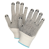 Heavyweight Double-Sided Dotted String Knit Gloves, Poly/Cotton, Double Sided, 7 Gauge, X-Large Rideout Tool & Machine Inc.