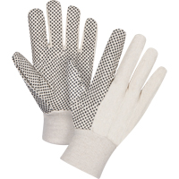 Gants en toile de coton &agrave; pois sur la paume, 8 oz, Petit Rideout Tool & Machine Inc.