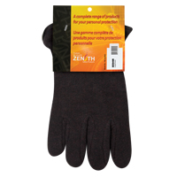 Jersey Gloves, Large, Brown, Red Fleece, Slip-On Rideout Tool & Machine Inc.