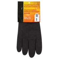 Jersey Gloves, Large, Brown, Unlined, Knit Wrist Rideout Tool & Machine Inc.