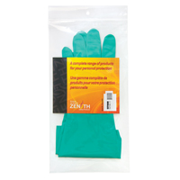 Diamond-Grip Chemical-Resistant Gloves, Size 10, 13" L, Nitrile, Flock-Lined Inner Lining, 13-mil Rideout Tool & Machine Inc.