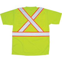 CSA Compliant T-Shirt, Polyester, Medium, High Visibility Lime-Yellow Rideout Tool & Machine Inc.