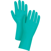 Diamond-Grip Chemical-Resistant Gloves, Size 8, 13" L, Nitrile, 11-mil SHF679 | Rideout Tool & Machine Inc.