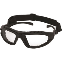 Lunettes de s&eacute;curit&eacute; &agrave; monture noire Dustdevil, Lentille Transparent, Antibu&eacute;e/Anti-&eacute;gratignures, ANSI Z87+/R&eacute;pond ou surpasse la norme CSA Z94.3 Rideout Tool & Machine Inc.