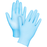 Tactile Medical-Grade Disposable Gloves, X-Large, Nitrile/Vinyl, 4.5-mil, Powder-Free, Blue, Class 2 SGX022 | Rideout Tool & Machine Inc.