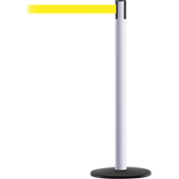 Montant pour syst&egrave;me Advance TensaBarrier, Acier, 36" h, Ruban Jaune, Longueur du ruban 7,5' Rideout Tool & Machine Inc.