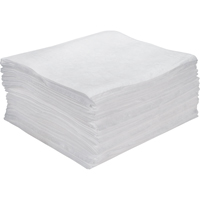Premium Meltblown Sorbent Pads, Oil Only, 15" x 18", 15 gal. Absorbancy Rideout Tool & Machine Inc.