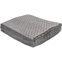 Feuilles absorbantes li&eacute;es de premi&egrave;re qualit&eacute;, Universel, 15" x 17", 8 gal. d'absorption Rideout Tool & Machine Inc.