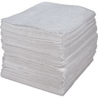 Premium Bonded Sorbent Pads, Oil Only, 15" x 17", 30 gal. Absorbancy Rideout Tool & Machine Inc.