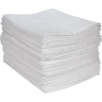 Fine Fibre Sorbent Pads, Oil Only, 15" x 17", 30 gal. Absorbancy SEH974 | Rideout Tool & Machine Inc.
