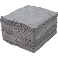Feuilles absorbantes en fibres fines de premi&egrave;re qualit&eacute;, Universel, 15" x 17", 30 gal. d'absorption Rideout Tool & Machine Inc.