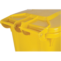 Yellow Mobile Container, Polyurethane, 63 Gallons/63 US gal. SEI276 | Rideout Tool & Machine Inc.