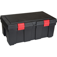 Water Resistant Storage Container, 33" W x 19" D x 13" H, Black Rideout Tool & Machine Inc.