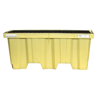 Nestable 2-Drum Poly-Spillpallet Without Drain, 66 US gal. Spill Capacity, 51" x 26" x 21" Rideout Tool & Machine Inc.