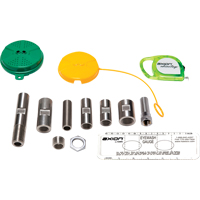 Axion Advantage&reg; Eye/Face Wash Upgrade Kit with Green ABS Plastic Eye/Face Wash Head Rideout Tool & Machine Inc.