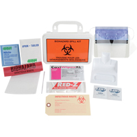 Deluxe Clean-Up Spill Kit, Biohazard, Case Rideout Tool & Machine Inc.