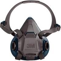 Respirateur à demi-masque série 6500, Silicone, Petit SEJ779 | Rideout Tool & Machine Inc.
