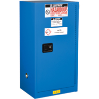 Sure-Grip<sup>®</sup> Ex Hazardous Material Compac Safety Cabinets, 15 gal., 23.25" x 44" x 18" SEL031 | Rideout Tool & Machine Inc.