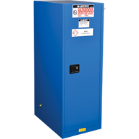 Sure-Grip<sup>®</sup> Ex Hazardous Material Slimline Safety Cabinets, 54 Gal., 23.25" x 65" x 34" SEL035 | Rideout Tool & Machine Inc.