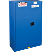 ChemCor<sup>®</sup> Lined Hazardous Material Safety Cabinets, 45 gal., 43" x 65" x 18" SEL038 | Rideout Tool & Machine Inc.
