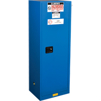ChemCor<sup>®</sup> Lined Hazardous Material Slimline Safety Cabinets, 22 gal., 23.25" x 65" x 18" SEL044 | Rideout Tool & Machine Inc.