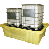 Double IBC 4000i Without Drain, 750 US gal. Spill Capacity, 113" x 71" x 32" Rideout Tool & Machine Inc.