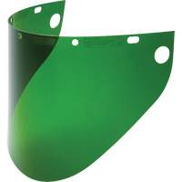 Fibre-Metal&reg; Extended View Faceshield Visor, Propionate, Green Tint Rideout Tool & Machine Inc.