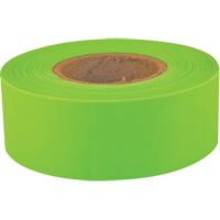 Sub-Zero Flagging Tape, 1.2" W x 150' L, Fluorescent Lime SEN414 | Rideout Tool & Machine Inc.