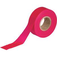 Ruban pour signalisation, 1,188" la x 150' lo, Rouge fluorescent Rideout Tool & Machine Inc.