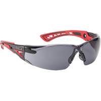Rush+ Safety Glasses, Grey/Smoke Lens, Anti-Fog/Anti-Scratch Coating, CSA Z94.3 SEO786 | Rideout Tool & Machine Inc.
