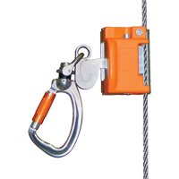 Automatic Pass-Through Cable Sleeve with Integral Swivel & Carabiner SEP560 | Rideout Tool & Machine Inc.