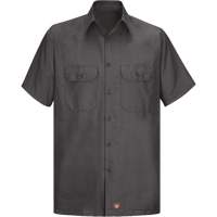 Chemise &agrave; manches courtes en tissu ind&eacute;chirable, Hommes, Grand (grande taille), Charbon Rideout Tool & Machine Inc.