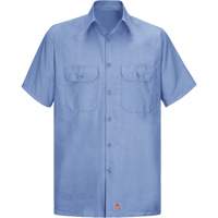Chemise &agrave; manches courtes en tissu ind&eacute;chirable, Hommes, 3T-Grand, Bleu Rideout Tool & Machine Inc.