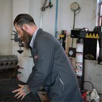 Shop Coats, Cotton/Polyester, Size 38, Charcoal Rideout Tool & Machine Inc.