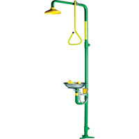 Safe-T-Zone&reg; Aerated Combination Shower & Eye Wash Rideout Tool & Machine Inc.