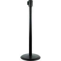 Poteaux recepteurs Slimline TensaBarrier, Hauteur de 38", Noir Rideout Tool & Machine Inc.