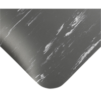 Tile-Top Select Anti-Microbial Mats No.494, Smooth, 2' x 10' x 1/2", Charcoal, PVC Rideout Tool & Machine Inc.