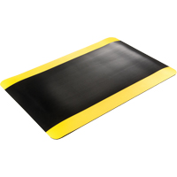 Double Duty Switchboard Mats No.720, Corrugated, 3' x 10' x 5/8", Black/Yellow, PVC SFI650 | Rideout Tool & Machine Inc.
