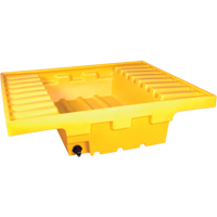 Ultra-Rack Sump&reg;, 51.5" L x 51.5" W x 12" H, 66 US gal. Capacity Rideout Tool & Machine Inc.