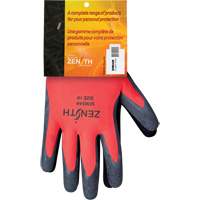 Gants enduits de latex de caoutchouc naturel, 10, R&ecirc;vetement Latex de caoutchouc, Calibre 13, Enveloppe en Polyester Rideout Tool & Machine Inc.