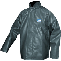 Manteau de pluie Journeyman r&eacute;sistant aux produits chimiques, Polyester, Petit, Vert Rideout Tool & Machine Inc.