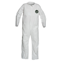 ProShield&reg; 50 Coveralls, X-Large, White, Microporous Rideout Tool & Machine Inc.