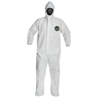 ProShield&reg; 50 Coveralls, Small, White, Microporous Rideout Tool & Machine Inc.