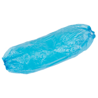 Disposable Sleeves, 18" long, Polyethylene, Blue SFU586 | Rideout Tool & Machine Inc.