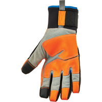 ProFlex&reg; 818WP Performance High-Visibility Thermal Waterproof Utility Gloves, Polyurethane Palm, Size Small Rideout Tool & Machine Inc.