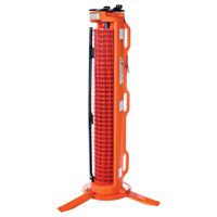 Barrière avec 3 pieds à déplacement rapide, 50' lo, Plastique, Orange SFU864 | Rideout Tool & Machine Inc.